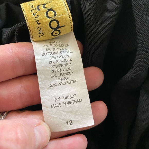 Slimming Swim Dress size 12 Black/White - Picture 5 of 5